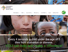Tablet Screenshot of chrf.org